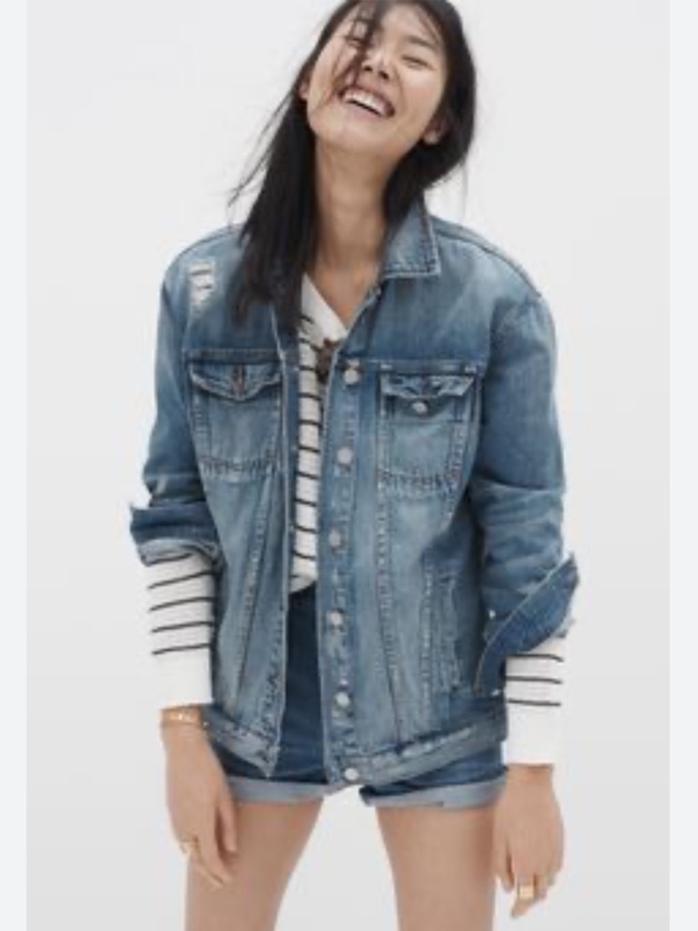 Madewell // Oversized Denim Jacket - Picture 10 of 12
